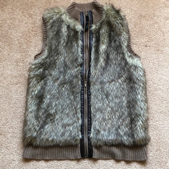 Cynthia Rowley Faux Fur Vest 